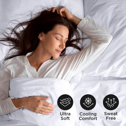 Miniatura 40 de ROYALE LINENS Juego de sábanas Cal King de 4 piezas, ropa de cama de microfibra suave cepillada de 1800 hilos, 1 sábana bajera, 1 sábana encimera, 2