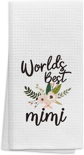 Miniatura 12 de OHSUL La Mejor Abuelita Del Mundo - Toallas de cocina españolas altamente absorbentes, paños de cocina, toalla de mano para la mejor abuela