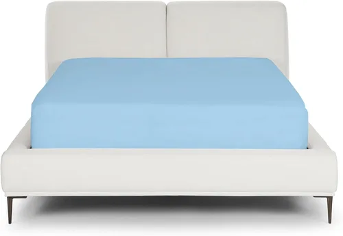 Miniatura 14 de Sábana bajera flexible de tamaño King para cama de número de sueño, 1 pieza, sábana bajera de media división tamaño King – Desglose de 34 pulgadas
