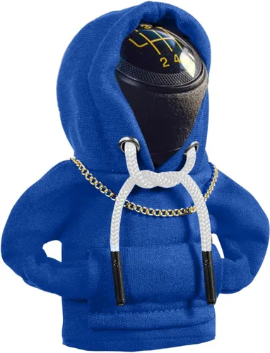 Miniatura 10 de Yajeea Sudadera con Capucha para Palanca de Cambios de Coche, Graciosa Sudadera Mini para Decoración de Coche, Cubierta Universal y Cálida para Pomo