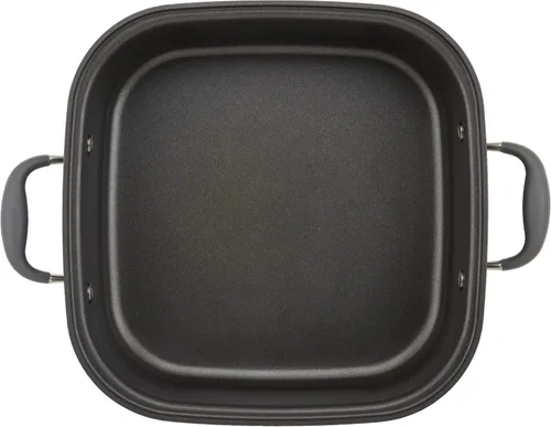 Miniatura 13 de Anolon Advanced - Sartén antiadherente anodizada dura, plancha y tostadora, 11 pulgadas, color gris