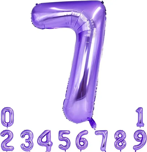 Miniatura 30 de TONIFUL 40 Inch Pastel Blue Number 8 Foil Balloons Large Mylar Foil Digital 8 Balloons for 8th Birthday, Gender Neutral Party, Baby Shower, Oro rosa