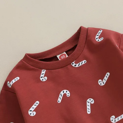 Miniatura 203 de Conjunto de camisa larga y divertida para bebé niño y niña, ropa de primera Navidad, 6, 12, 18, 24 meses, 2T