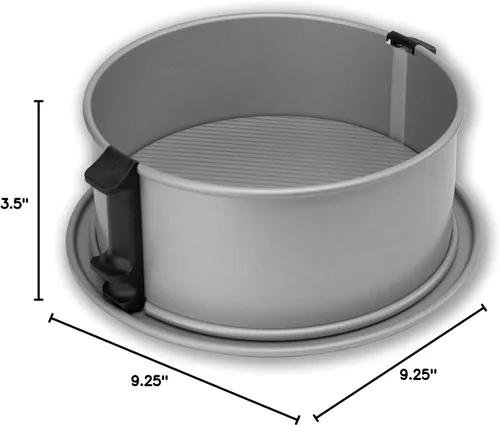 Miniatura 5 de USA Pan Global - Molde desmontable antiadherente clásico a prueba de fugas, 9 pulgadas