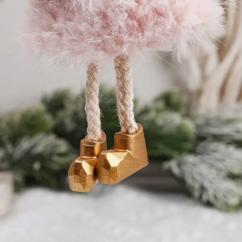 Miniatura 7 de 4 adornos colgantes de ángel de felpa, adorno de muñeca de árbol de Navidad, decoración de muñecas colgantes, colgante de hadas para Navidad, Año