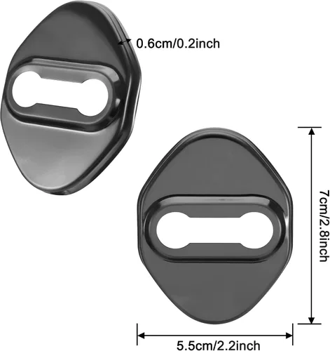 Miniatura 2 de TOMALL 4 pestillos de bloqueo de puerta de automóvil compatibles con Honda Accord Civic CR-V XR-V HR-V UR-V Odyssey Crosstour Pilot Vezel de acero