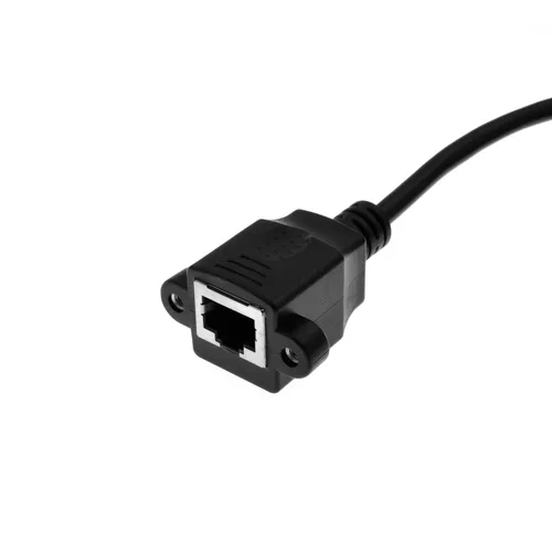Miniatura 5 de Cable adaptador XLR de 3 pines a RJ45 hembra, conector XLR a RJ45 Ethernet, extensión CAT5 para la serie de controladores DMX-CON de 1.1 pies