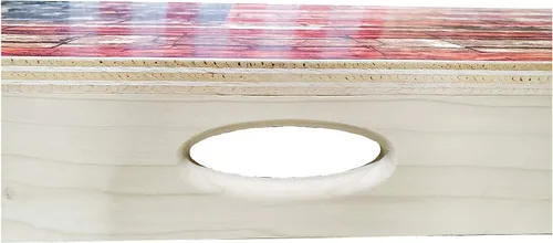 Miniatura 3 de Serie American Flag – Tablas de cornhole prémium con portavasos y un asa, incluye 2 tablas de cornhole regulables de 4 x 2 pies con madera