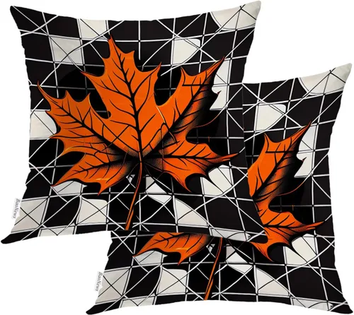 Miniatura 53 de Fundas de almohada con diseño de pinos y pájaros, bayas rojas, hojas de acebo, fondo beige, funda de cojín de mezcla digital, funda de almohada