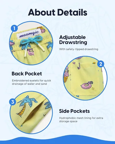 Miniatura 75 de maamgic Traje de baño para niños con forro de compresión elástico para niño