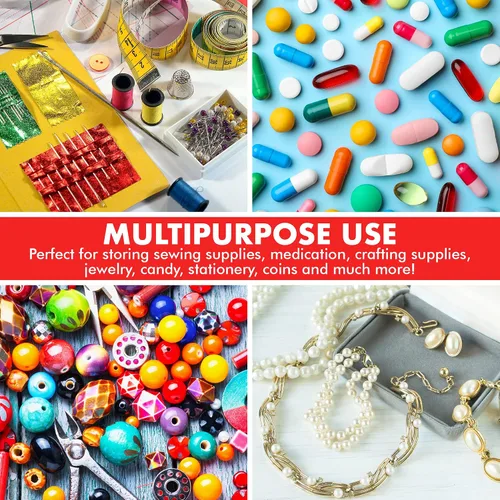 Miniatura 6 de DiRose - Bolsas de plástico transparente con cierre resellables con cremallera, resistentes, gruesas, resistentes, para organizar, viajar, enviar