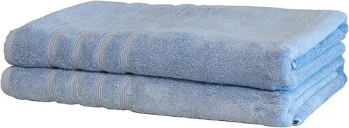 Miniatura 26 de Mosobam Juego de 4 toallas turcas de lujo de 35 x 70 pulgadas, color gris claro (gris), viscosa de bambú de 24.69 oz/m² y algodón peinado turco