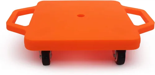 Miniatura 8 de Tabla de sentarse para niños con ruedas universales – Scooter de plástico de seguridad para niños de 6 a 12 años – Scooter deportivo manual con asas