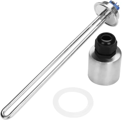 Miniatura 7 de DERNORD Densidad de alta vatio del calentador de agua de inmersión del elemento de calefacción 120V 1500W del elemento de calefacción