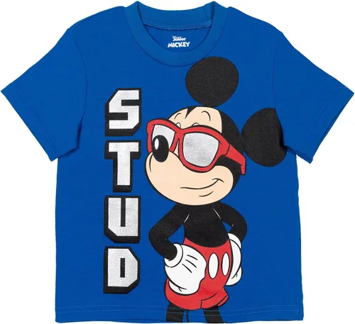 Miniatura 5 de Disney- Camisa de manga corta y pantalones cortos de malla de Mickey Mouse