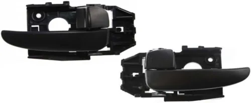 Miniatura 5 de Para Hyundai Elantra 2001-2006 Manija de puerta interior delantera, lado del conductor negro Con botón de bloqueo de puerta Recorte