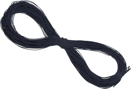 Miniatura 9 de PATIKIL Cuerda elástica elástica de 109 yardas (328.1 ft), cuerda elástica pesada de 0.059 in, albaricoque para manualidades, correas de gancho