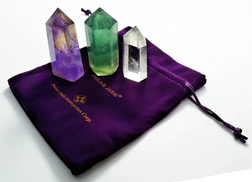 Miniatura 6 de Varitas de cristal curativo, barras de prisma facetadas para terapia de meditación de chakras de Reiki Deco
