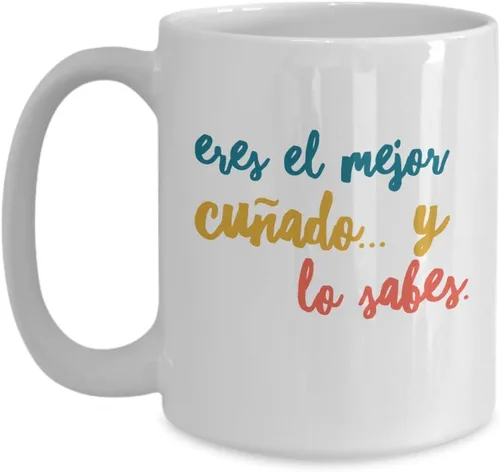 Miniatura 4 de Regalo para cunado Taza de Cafe para hermana Perfecto regalo para graduados, profesionales y estudiantes Vaso con afirmaciones positivas, Negro