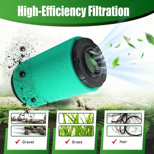 Miniatura 4 de 793569 Filtro de aire 793685 Kit de afinación de prefiltro para B&S 33R877 31Q777 331777 Craftsman LT2000 YT3000 JD GY21055 MIU11511 LA115 LA125