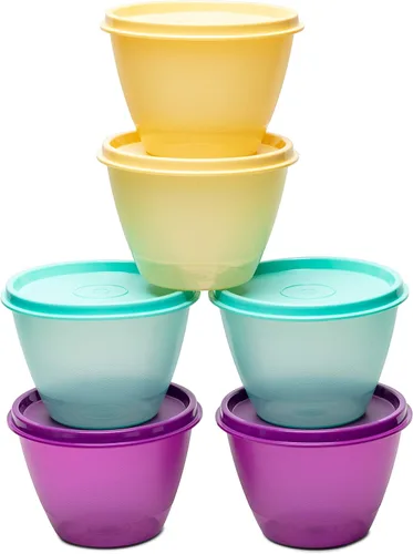 Miniatura 7 de Tupperware Recipiente de plástico - 13.5 fl oz, 6 piezas, multicolor