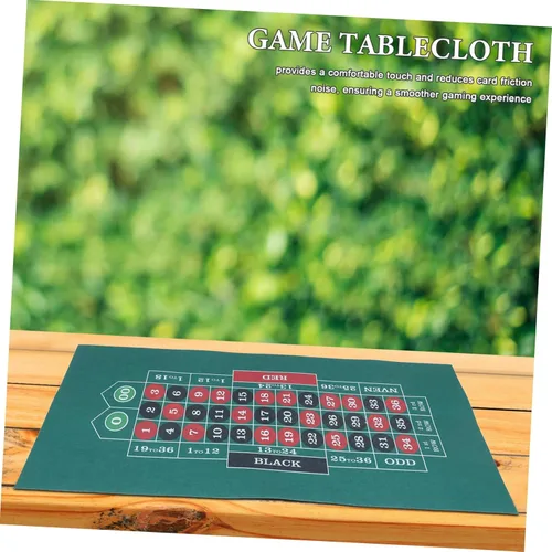 Miniatura 8 de ABOOFAN Alfombra de póquer divertida mejorada, tapete de juego, juego de cartas para reunión en casa, accesorio de juego para fiestas