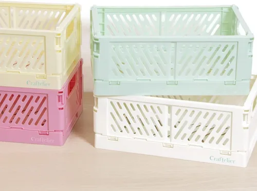 Miniatura 2 de Craftelier - Caja para organización y almacenamiento de álbumes de recortes y otros materiales de artesanía Diseño plegable y apilable