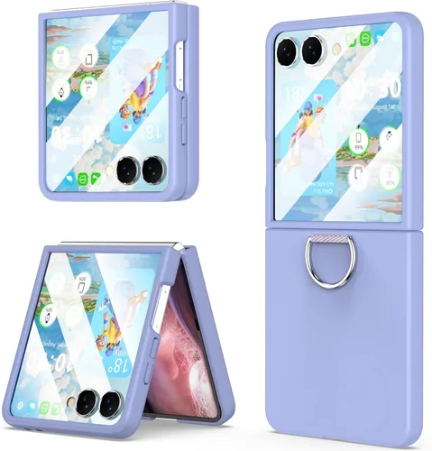 Miniatura 16 de Para Samsung Galaxy Z Flip 4 Funda Con Anillo Cubierta Protectora A Prueba De Golpes Flip Z 4 Funda Del Teléfono Para Galaxy Z Flip 4 5G 2022 - Negro