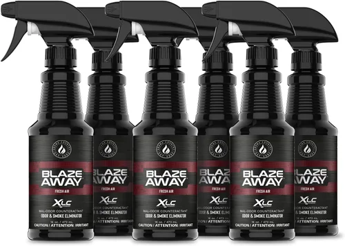 Blaze Away Ambientador comercial y eliminador de olores para olores fuertes, espray de habitación de grado industrial y desodorante de habitación