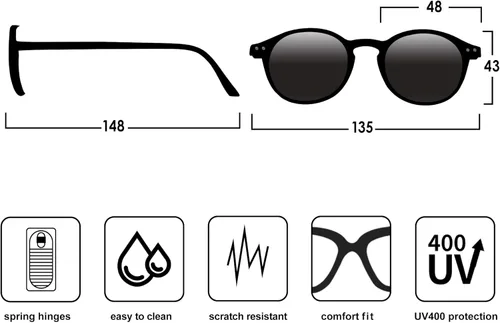 Miniatura 3 de EYEGUARD Paquete de 2 lentes de lectura vintage para mujeres y hombres, incluye lectores de sol, lentes de sol de lectura con protección UV