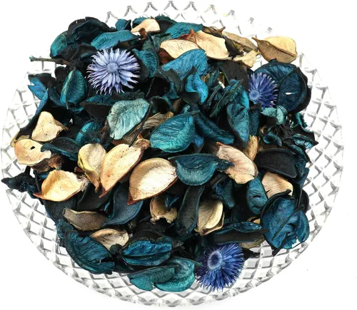 Miniatura 4 de Yesland Paquete de 3 bolsas de popurrí, aroma a océano, bolsa de perfume fresco de pétalos de flores secas, cuenco y jarrón perfecto para el hogar