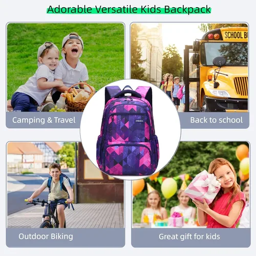 Miniatura 7 de Mochila de MITOWERMI para niños, mochila para niños y niñas, mochila escolar para niños de primaria, mochila para niños, mochilas para niños