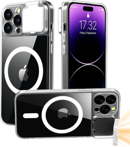 Miniatura 8 de Funda con luz para selfie para iPhone 13 Pro Max, con iluminación flash, funda para selfie, recargable, LED, compatible con transmisión en vivo