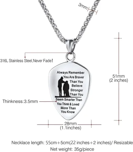 Miniatura 306 de U7 Saint Benedict/Michael Medal Necklace, 316L Stainless Steel Virgin Mary Necklace for Men Women, Bible Verse Protection Necklace Catholic
