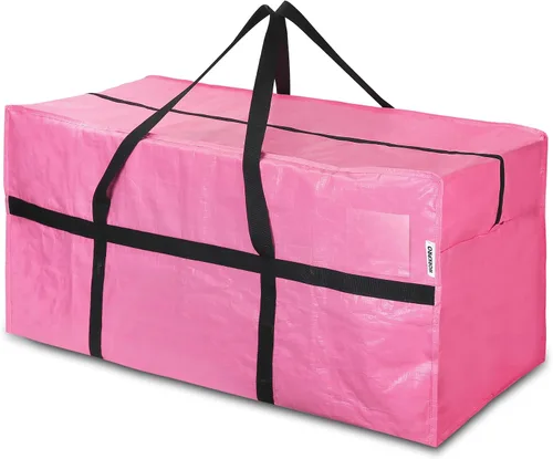 Miniatura 8 de WORKPRO 1 Pack Bolsa de Transporte Extra Grande de 66 Galones con Cremalleras, Asas de Transporte, Resistente, Impermeable, Maletas
