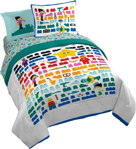 Miniatura 46 de Jay Franco Wednesday Addams - Juego de edredón tamaño individual, ropa de cama de 5 piezas, incluye juego de sábanas y fundas de almohada, ropa