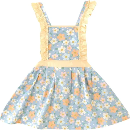 Miniatura 14 de CRB Fashion Delantal infantil para cocinar y hornear Para niños pequeños, niñas, preciosos delantales de chef de cocina