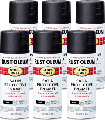 Miniatura 83 de Rust-Oleum 285092 - Pintura en aerosol para prevención del óxido, 12 onzas, transparente satinado Satinado claro