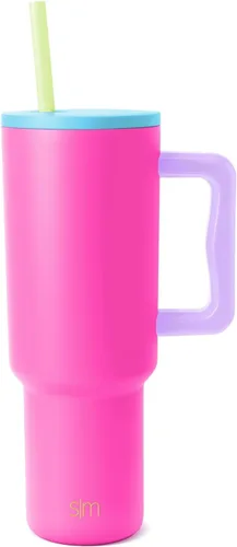 Miniatura 86 de Simple Modern Vaso Trek de 40 oz con Asa y Tapa con Pajilla Vaso de Viaje Aislado de Acero Inoxidable Apto para Portavasos Slumberland
