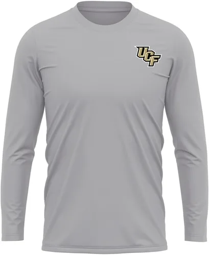 Miniatura 302 de Camisa deportiva de manga larga oficial de la NCAA Collegiate para hombre, con logotipo en el pecho izquierdo, colección Athletic Heather