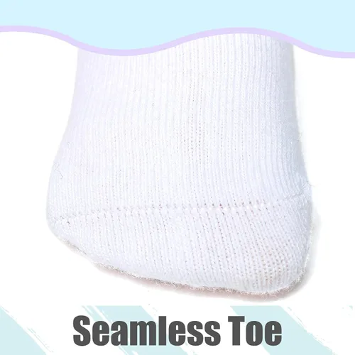 Miniatura 5 de Mini angel Calcetines hasta la rodilla para bebé, calcetines altos hasta el muslo, medias de algodón sin costuras para recién nacidos, niños