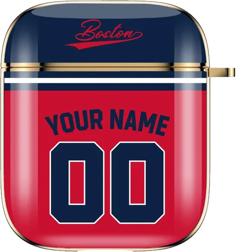 Miniatura 13 de Funda de béisbol personalizada con nombre y número para Apple AirPods de 2ª y 1ª generación, Arizona personalizada para fanáticos de los deportes