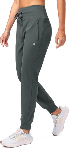 Miniatura 48 de G Gradual Pantalones deportivos con forro polar para mujer, de cintura alta, resistentes al agua, térmicos, para invierno, correr, senderismo