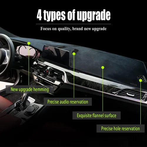 Miniatura 8 de Alfombrilla para salpicadero de coche, compatible con SsangYong Korando 2014 2015