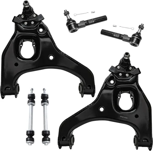 Miniatura 134 de Detroit Axle - Kit de extremo delantero para Chrysler 300 Dodge Charger Challenger 2011-2023, 2 brazos de control inferiores traseros 2 varillas