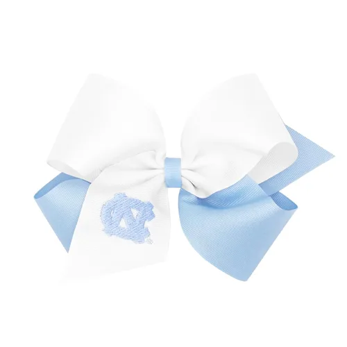 Miniatura 23 de Divine Creations - Lazo para el pelo de dos tonos para niñas con temática universitaria para el día del juego, por Wee Ones en un clip WeeStay