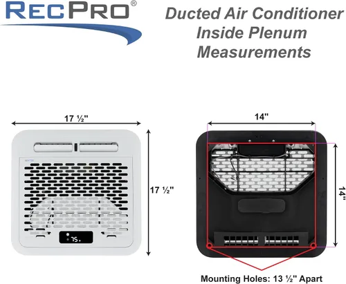 Miniatura 8 de RecPro Aire Acondicionado para RV 13.5K con conductos o sin conductos AC silencioso 110-120V Solo enfría Fácil instalación Unidad todo