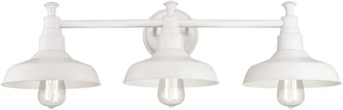 Miniatura 12 de Design House 519892 Kimball Industrial Farmhouse Luz de Pared Interior de 1 Luz con Pantalla de Metal para Pasillo, Baño, Cocina, Vestíbulo, Pintura