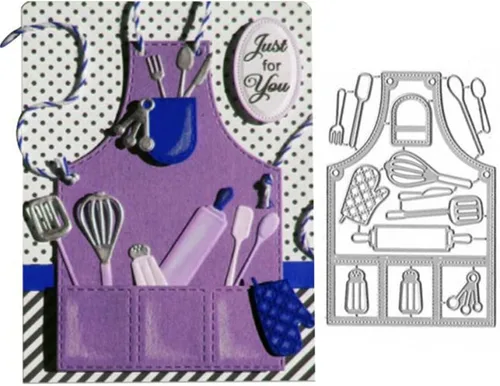 Miniatura 18 de Mvchifay Plantillas de metal para álbumes de recortes, herramientas de bricolaje, manualidades, acero al carbono, plantilla de grabado para hacer