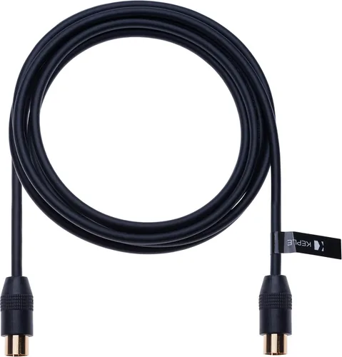 Miniatura 3 de Keple Cable coaxial RF Cable TV Cable aéreo Cable de 1.6 ft Enchufe coaxial macho a hembra Extensión de enchufe de antena para Freeview, Xfinity